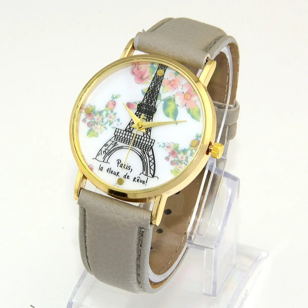 Christmas Xmas Gift Snowman Golden Numerals Dial Boy Women Lady Girl Quartz Watches