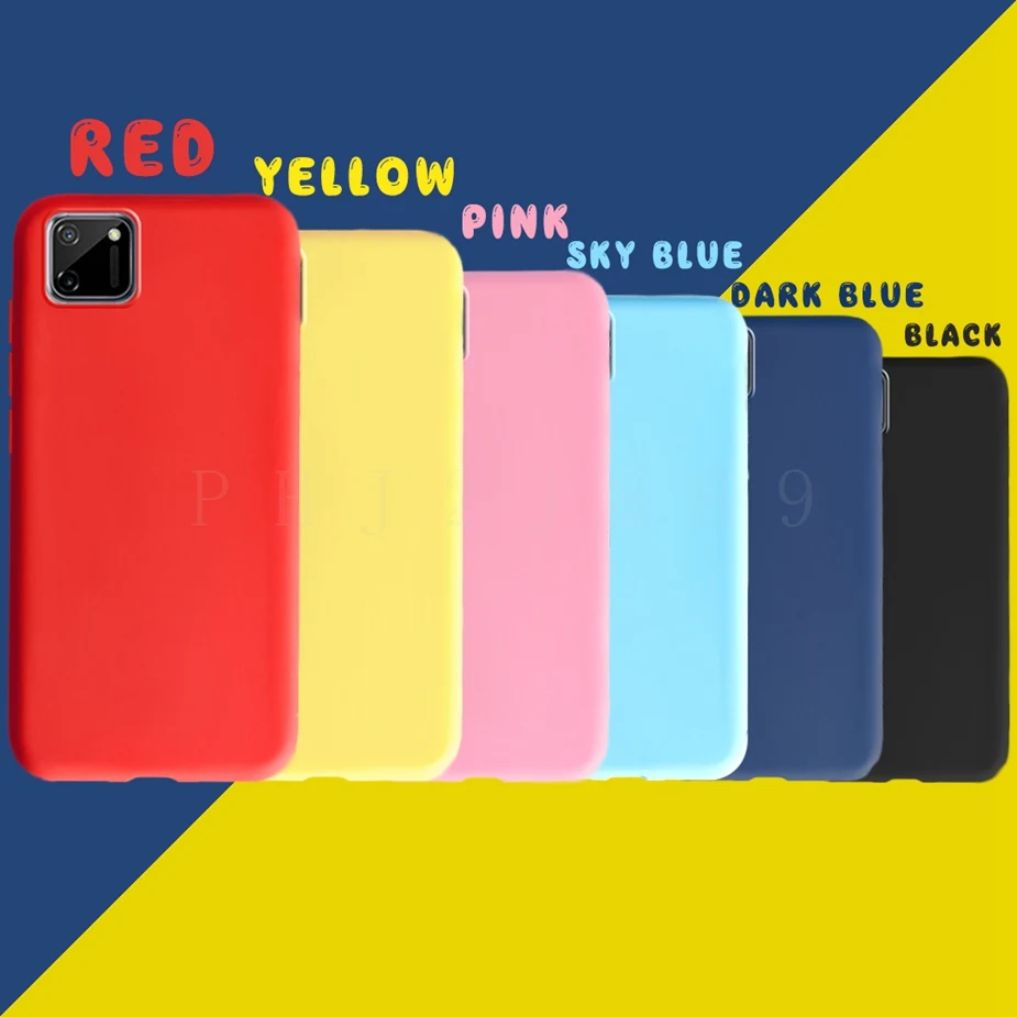 For Oppo Realme C11 Case Soft silicone Shockproof TPU Back Cover For Oppo Realme C11 Phone Cases Realme C11 C 11 Case Cute Funda