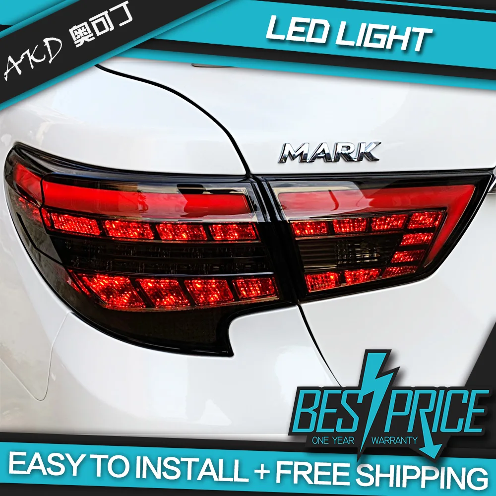 Car Tail Lamp for Toyota Reiz Tail Lights 2013-2016 Mark X Dynamic turn signal LED Tail Light Rear Lamp Back light For Mark X