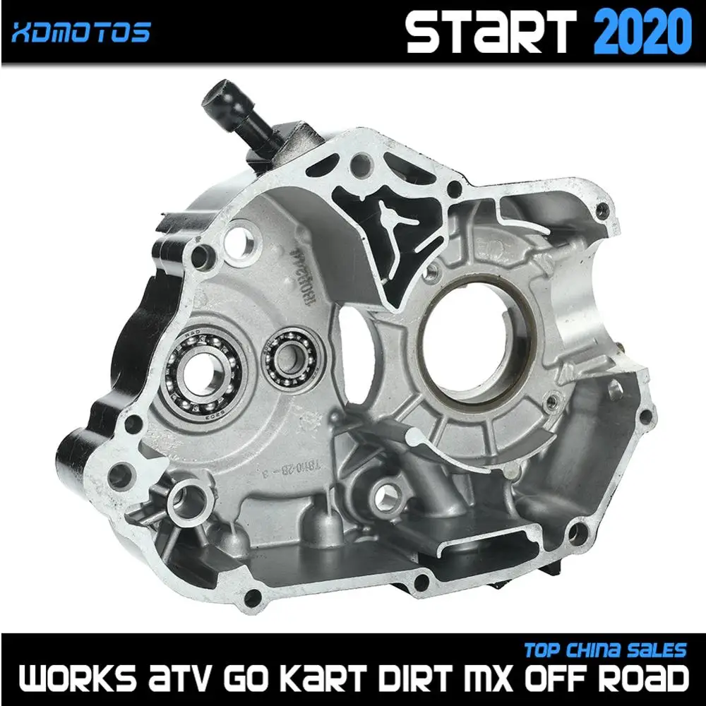 140cc Motorcycle CrankCase Left Side Crank Case For lifan 140 1P55FMJ Horizontal Kick Starter Engine Dirt Pit Bikes Parts