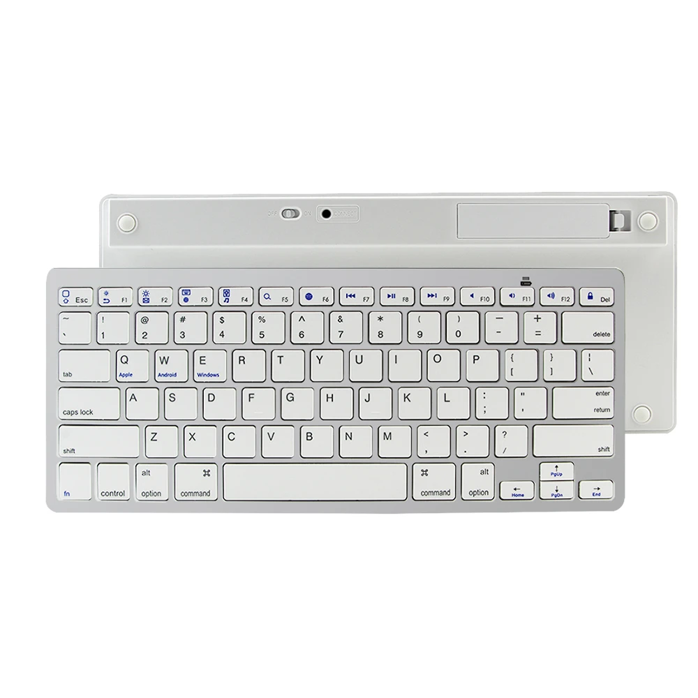 

Bluetooth Wireless Keyboard Silent Multi-Language Ergonomic Keyboard 78 Keys Portable Keypad For Xiaomi Phone Tablet PC Laptop