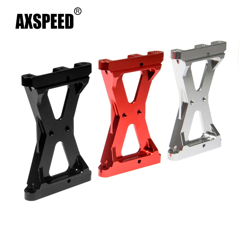 AXSPEED-abrazadera de chasis trasero de aleación de aluminio para coche teledirigido, pieza de mejora para TRX-4 TRX4 1/10 RC Crawler