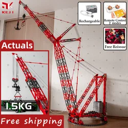 KEJI MOC-77733 Mammoet PTC-200-DS Ring Crane RC DIY Remote Control Building Blocks Model Bricks Kit Toys Christmas Gift