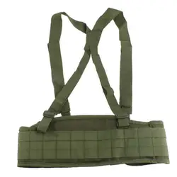 Tactical Molle Belt Men's Combat Girdle H-shaped Military Army Special Waist Belt Soft Padded Adjustable Waistband