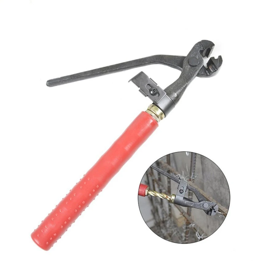 Manual Rebar Tie Wire Twisting Pliers Tool, Rebar Wire Tying for 0.8/1/1.2/1.5mm, Concrete Metal Wire Twisting Fence Tool , 철근
