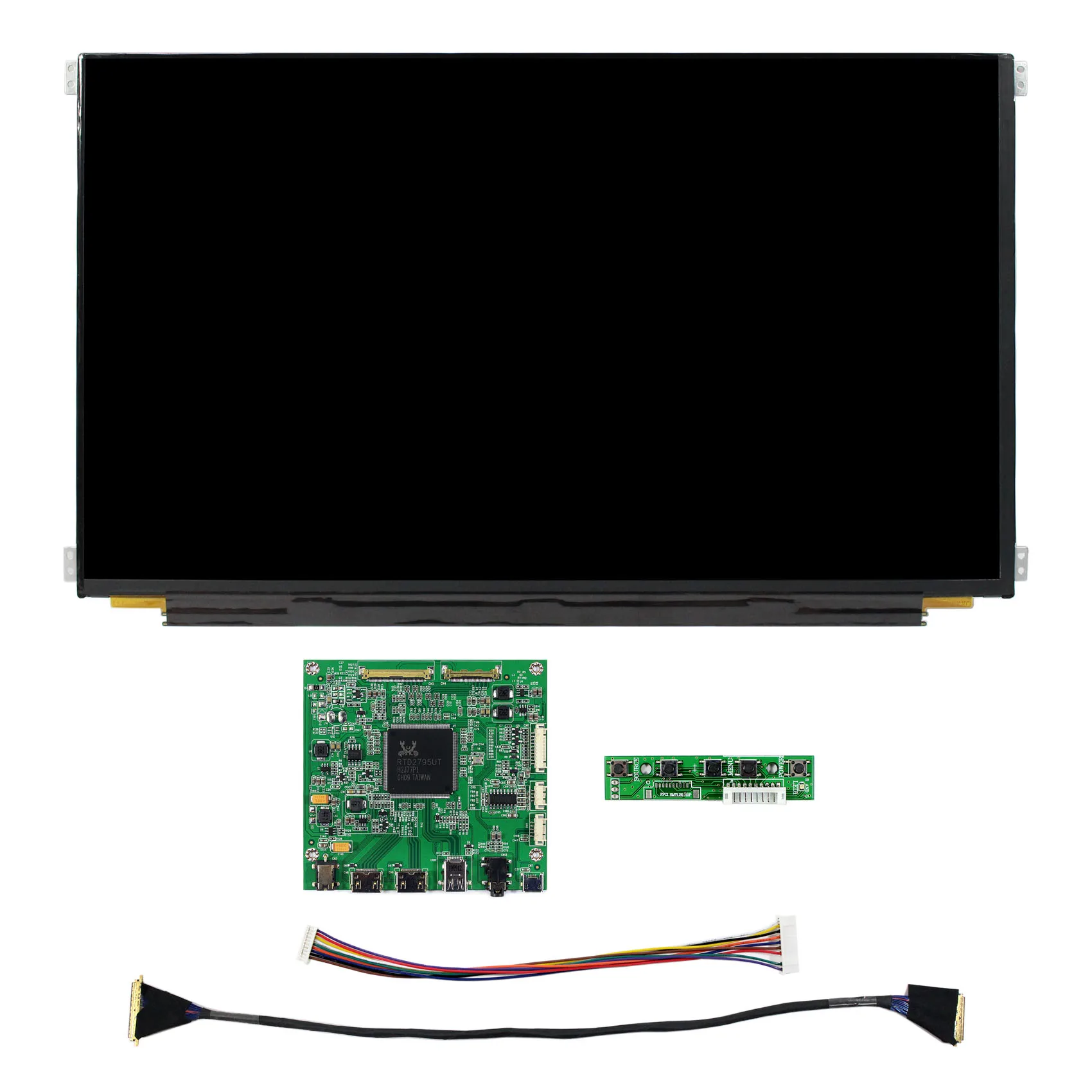 Écran IPS LCD 4K 15.6 pouces 3840x2160, fonctionne avec Mini contrôleur HD MI type-c