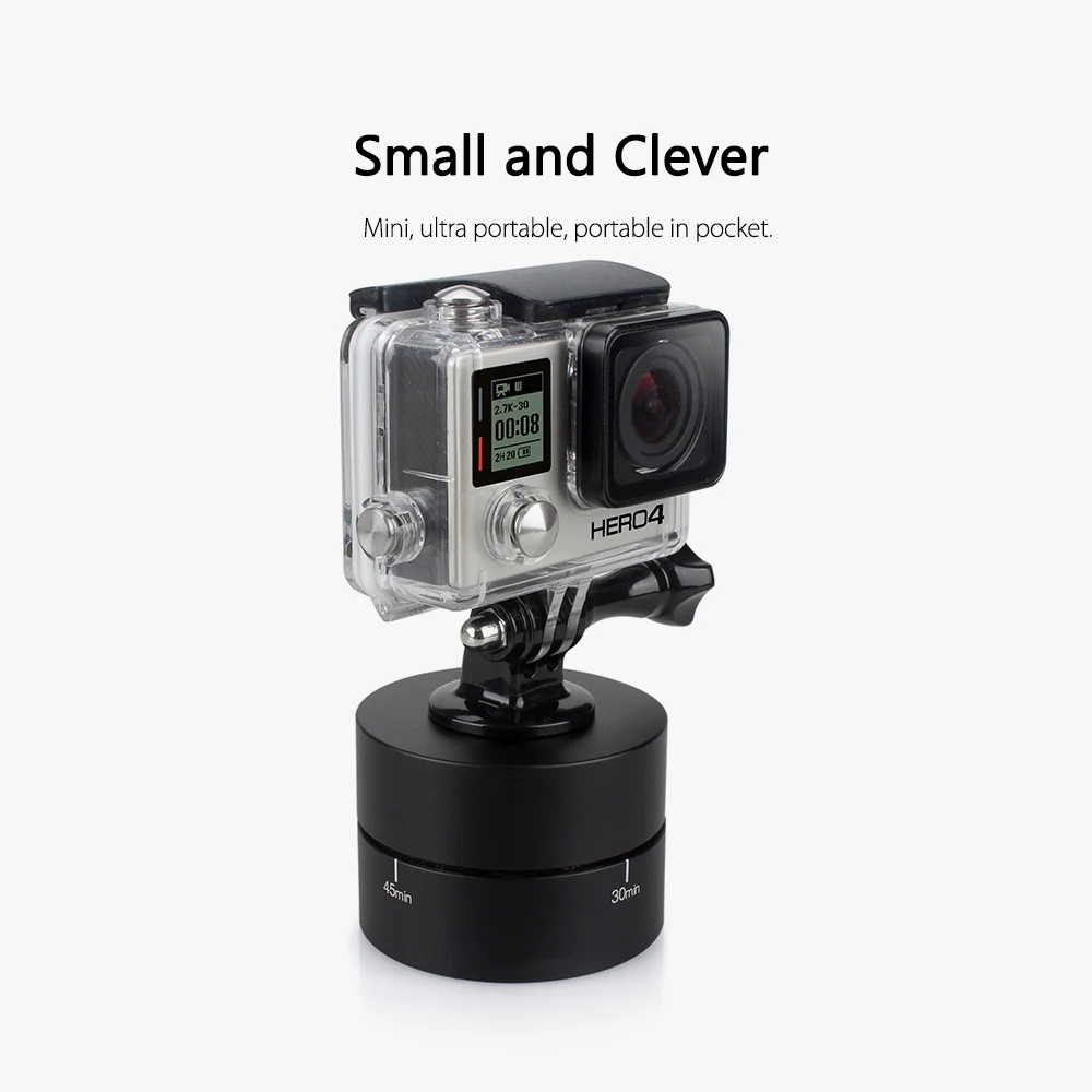 LANBEIKA للهاتف المحمول انخفاض زمني 360 درجة السيارات تدوير كاميرا ترايبود رئيس قاعدة 360 TL Timelapse ل Gopro 13 12 كاميرا SLR