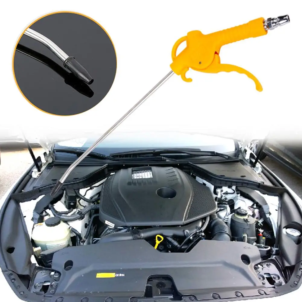 Pneumatische Air Staub Gebläse Gelb Kunststoff Staub Entfernung Leistungsstarke Luft Kompressor Luftpumpe Gerät Reinigung Haltegriff Power Tool
