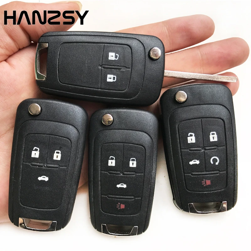 2/3/4/5BT Remote Key Case For Chevrolet Cruze Aveo Lova Epica Impala For Opel/Vauxhall Astra J Zafira B C Insignia Car key shell