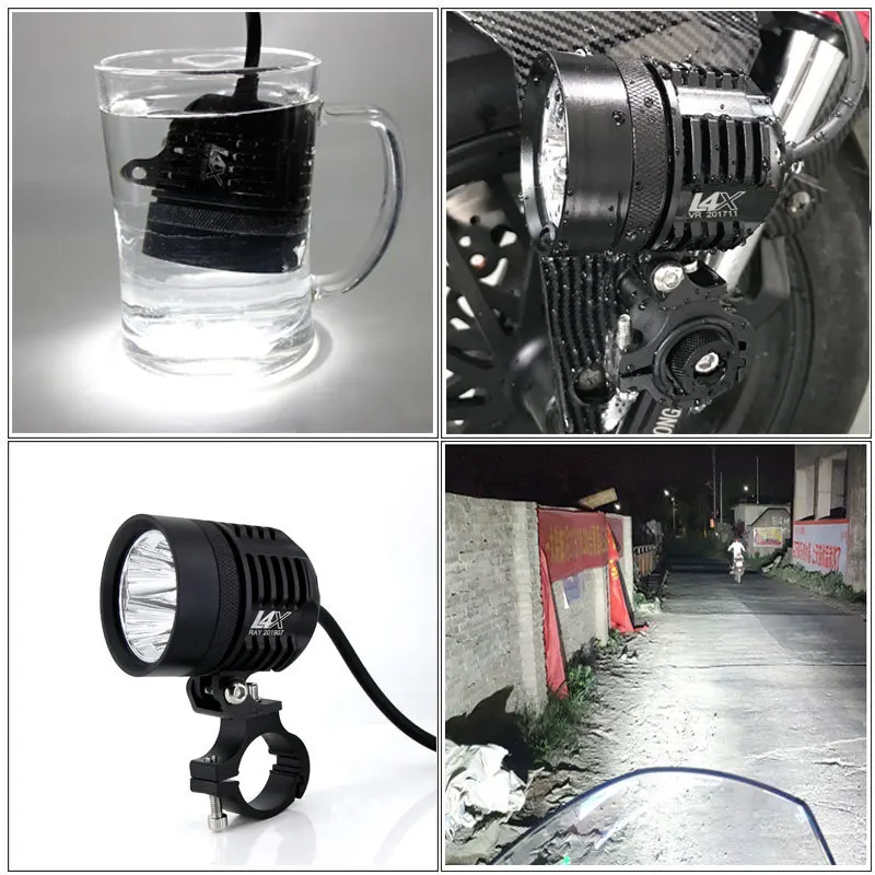 Motorcycle LED Spotlight For BMW R1200GS ADV F800GS F650 K1200S LED Auxiliary Fog Light Assemblie Driving Lamp