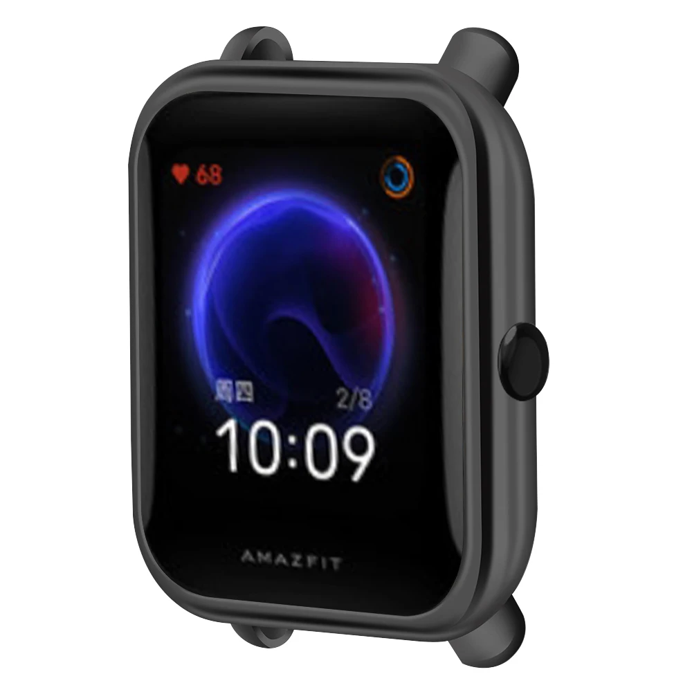 Funda protectora de borde completo de TPU para Amazfit BIP S/Lite/U/Pro GTS 2, funda protectora para Mini reloj
