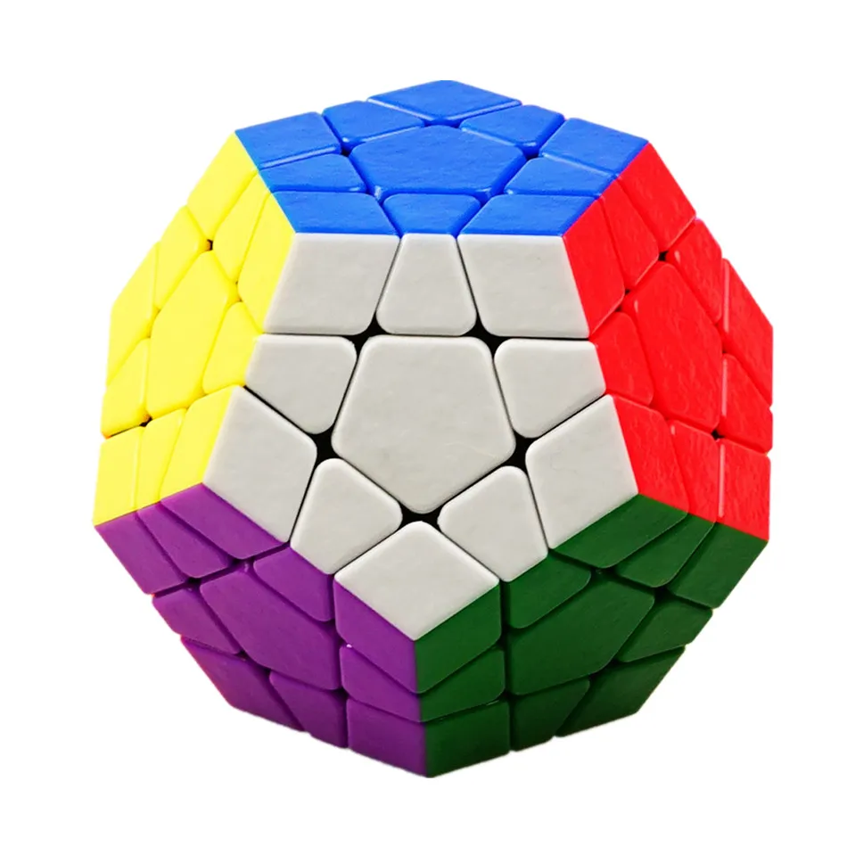 Shengshou Gem 3x3 Megaminx Stickerless Speed Cube Magic Cube Twist Puzzle Dodecahedron Magic Cube