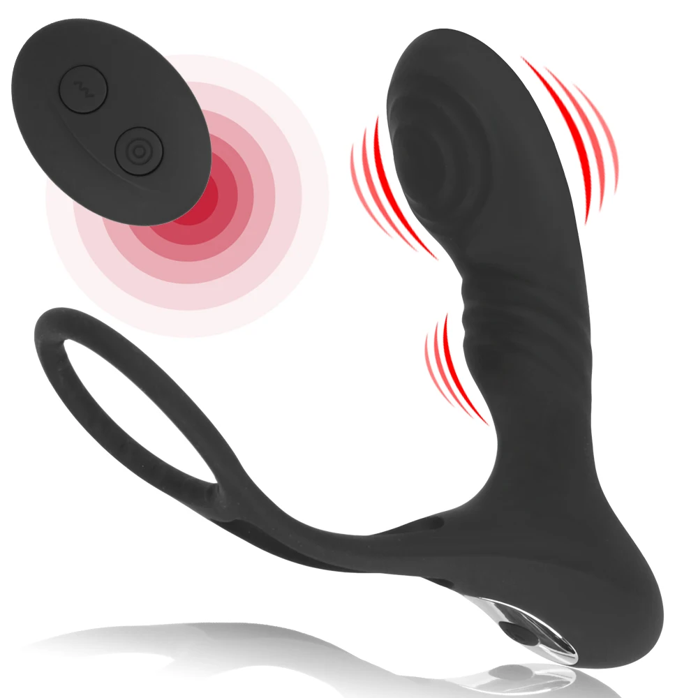 10 Speeds Wear Massager Stimulate Wireless Remote Control Male Prostate Massage Vibrator Intelligent Heating