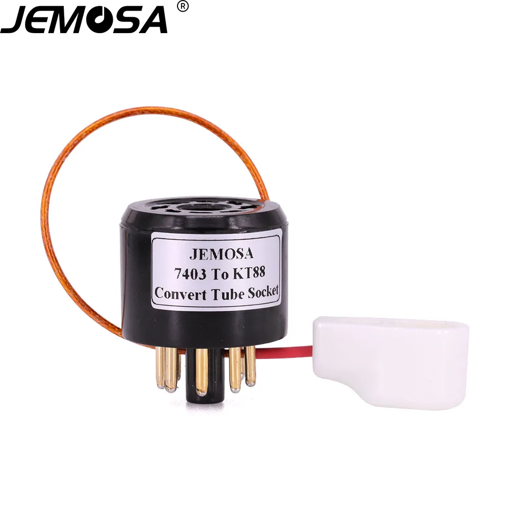 1 قطعة 7403 KT88 فراغ أنبوب محول مأخذ التوصيل 7403 (العلوي) إلى KT88 (السفلي) أنبوب لتقوم بها بنفسك الصوت فراغ مُضخّم صوت تحويل محول مأخذ التوصيل
