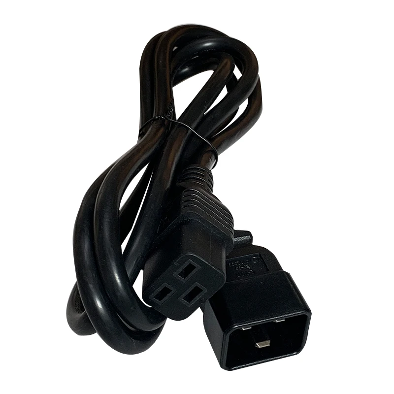 C19-C20,IEC320 C20 Male Plug To IEC320 C19 Female Power Extension Cable Cord  Host Server Engine Room UPS Power Cord 3*1.5 1.8M