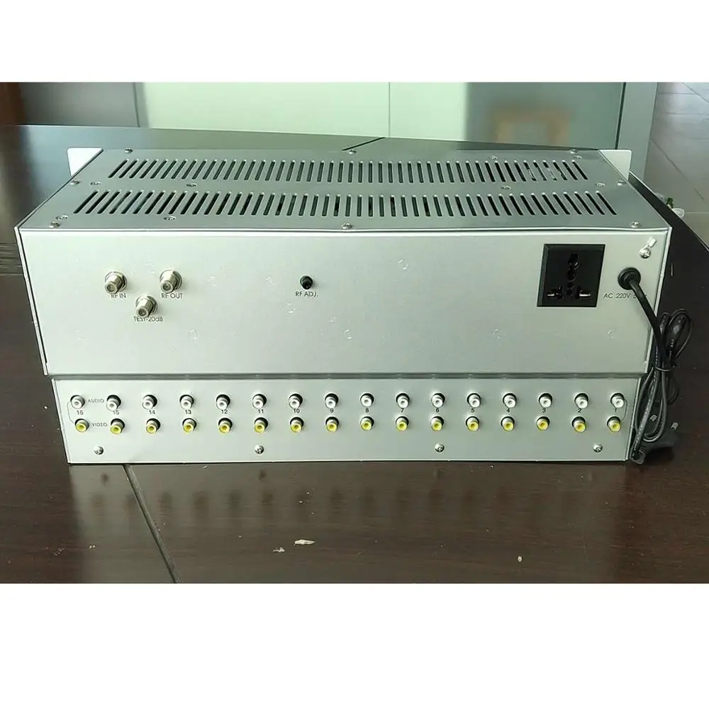 16-قناة AV إلى RF التناظرية المجاورة قناة المغير فندق كابل نظام التلفزيون CATV نظام التلفزيون PAL NTSC SECAM