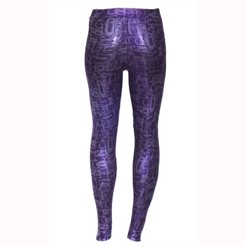 High End Spring Summer New Vintage Starfish Print Elastic Slim Leggings Pants Women Leggings