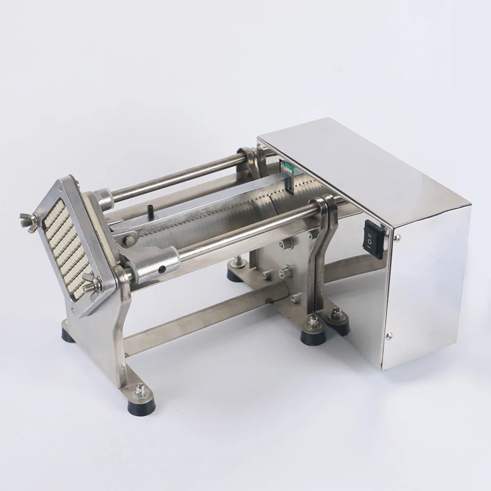 Máquina eléctrica para cortar patatas fritas, cortadora multifuncional de frutas y verduras para el hogar, Comercial