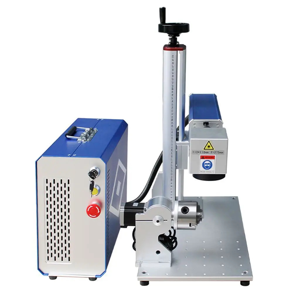 20W/30W/50W Sợi Laser Khắc JPT Sợi Khắc Laser Sợi Laser Đánh Dấu Máy Sợi laser Bút Đánh Dấu Với Trục Quay