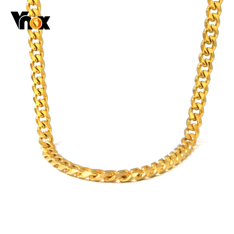 שרשרת קובנית מנירוסטה Vnox
