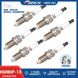 1-8PCS Candles Replace for IZFR6K13(6774) Denso SKJ20DR-M13 HONDA 9807B-56A7W Iridium Platinum Spark Plugs Torch K6RBIP-13