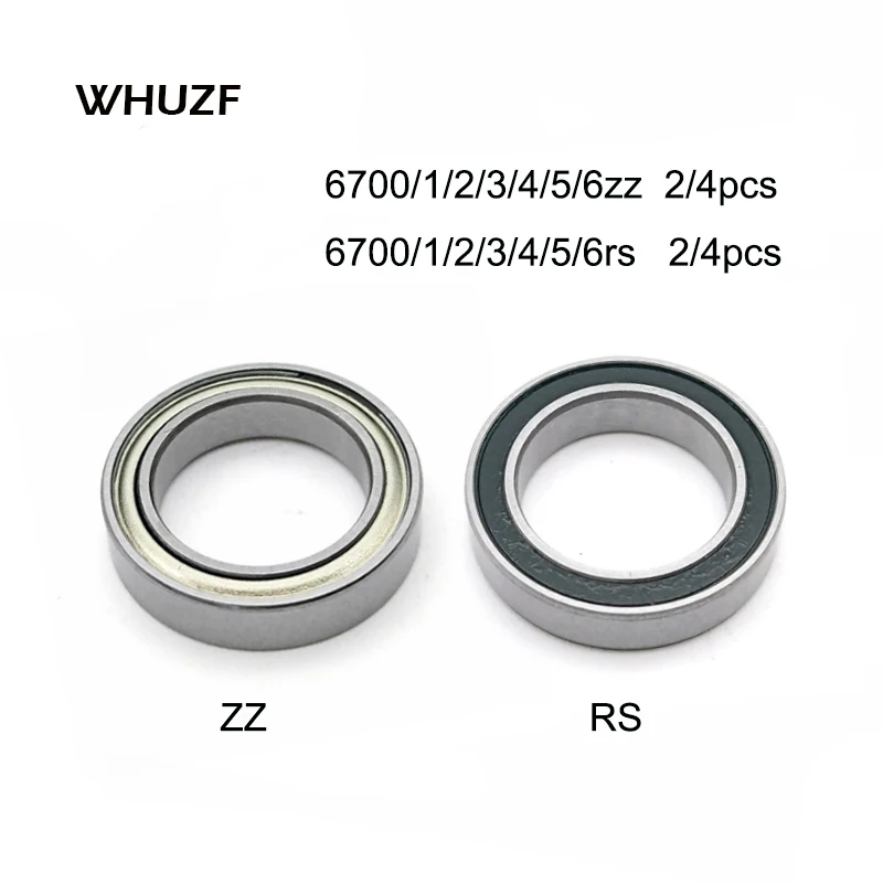 2/4pcs/Lot 6700zz 6701ZZ 6702rs 6703z 6704RS 6705 ZZ RS Thin Wall Deep Groove Ball Bearing Miniature Bearing Brand New 2020