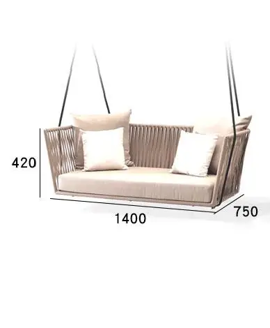 JOYLIVE New PE Rattan Hanging Chair Swing Indoor Outdoor Adult Rocking Chair Sofa Nordic Balcony Swing Weaving Dropshipping