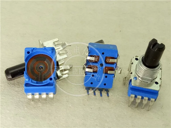 5 pieces 142 vertical single potentiometer B10K B103 60 degrees handle with thread length 15MMF 4 feet 103