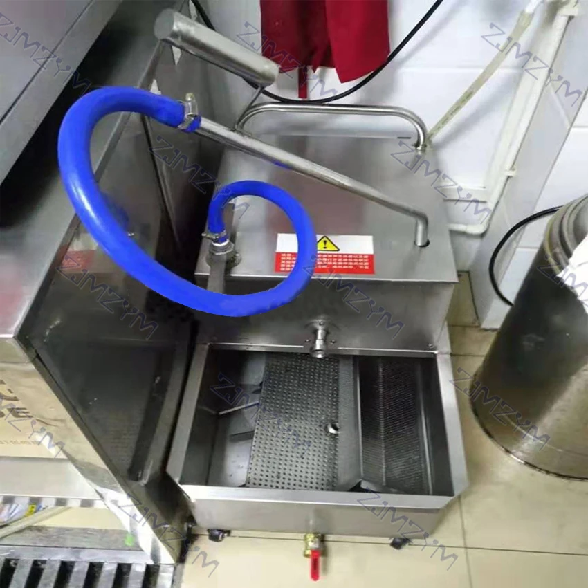 35Lน้ำมันกรองCommercialทำอาหารกรองน้ำมันเครื่องสแตนเลสสตีลทอดอาหารกรองกรองเครื่อง550W 220V