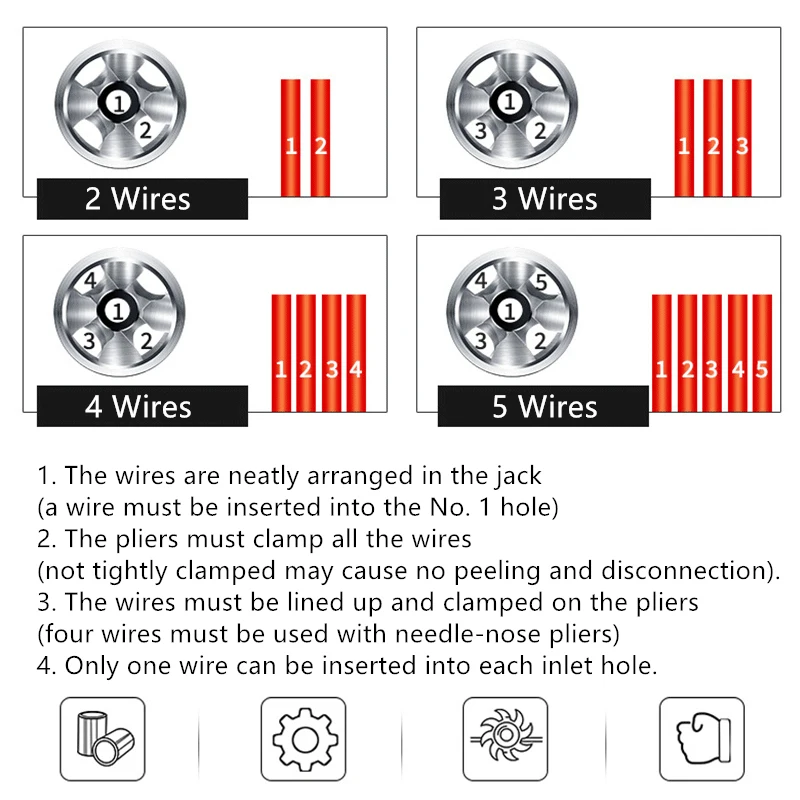 1Pcs Automatic Wire Stripper Twisted Wire Tool General Stripper Line Cable Peeling Twisting Connector Drill Bit For Electrician