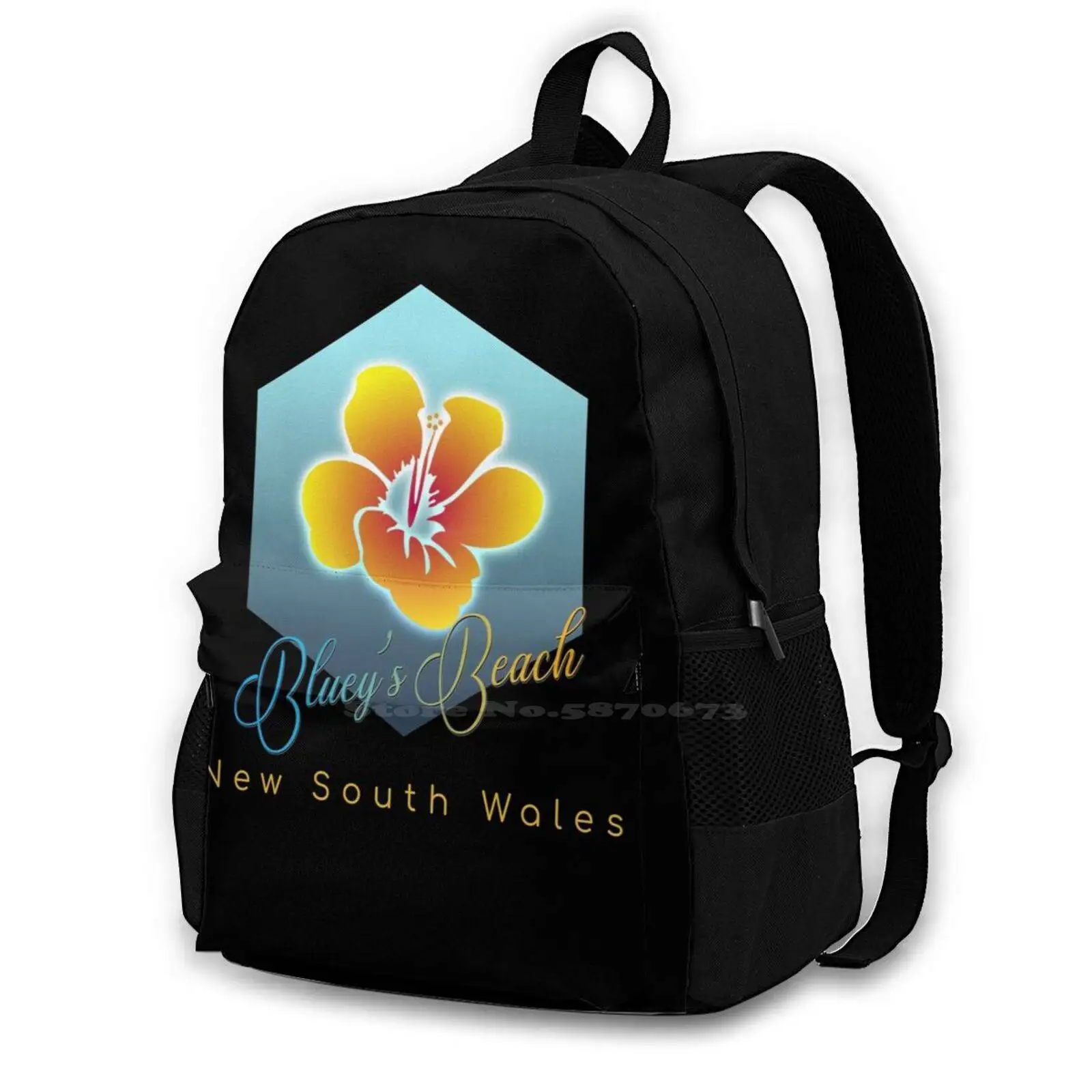 Beach New South Wales Hot Sale Schoolbag Backpack Fashion Bags Beach Surfing Sand Sunny Sunset Lifestyle Relax Girls Boy Wave