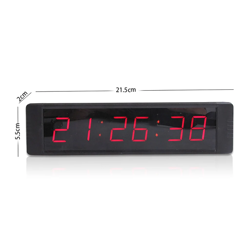 Digital Countdown Wall Clock LED Factory Gym Workshop Clock Timer Game Timing Watch Big Stopwatch