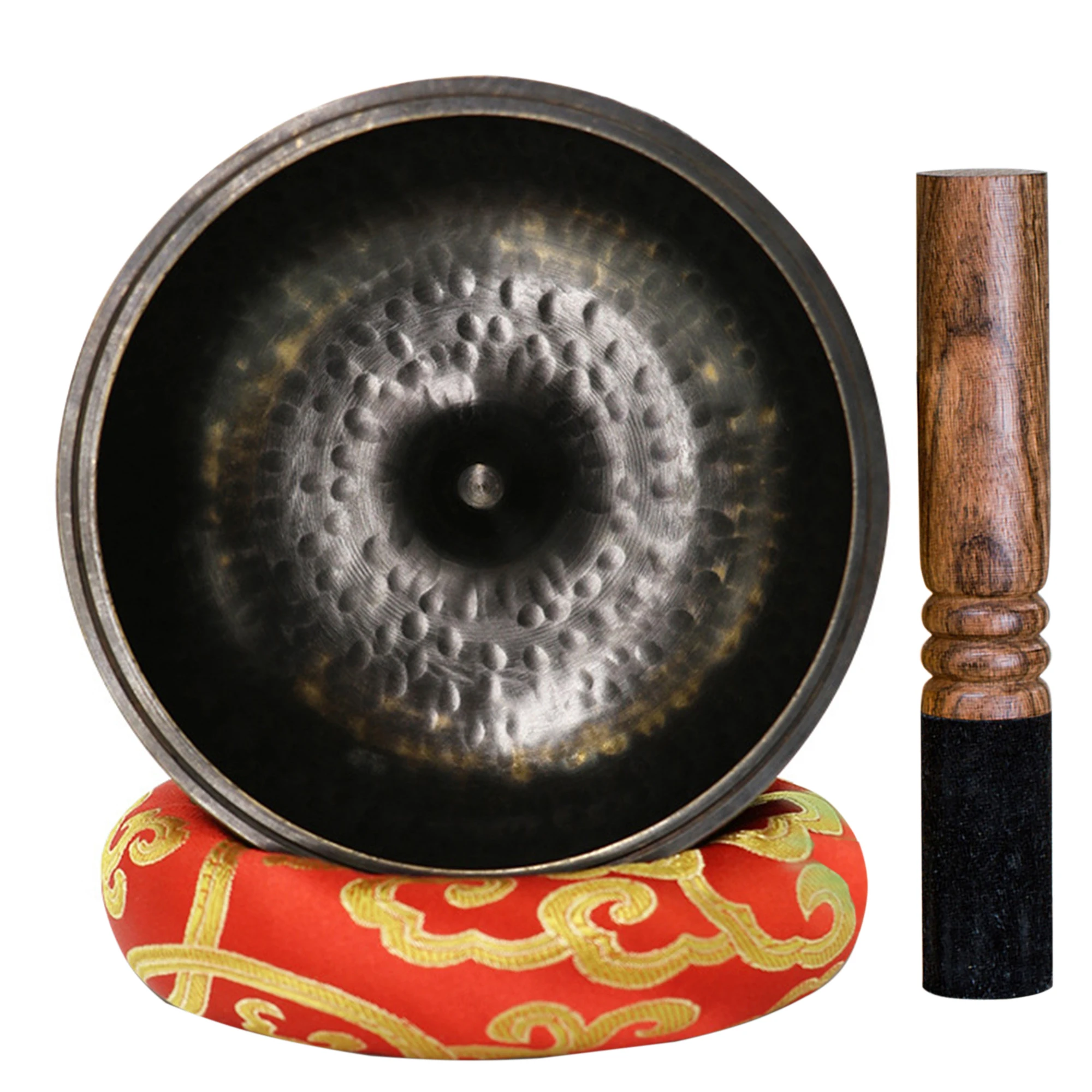 Gandhanra Authentic Tibetan Lingam Singing Bowl Set,Modern Reinvention of the Ancient Lingam Sound Bowl,Handcrafted in Nepal