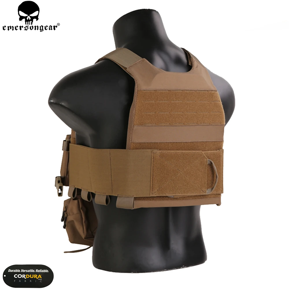 Emersongear Tactical FCS Style VEST W/MK Chest Rig SET Body Armor Rapid Chest Rig Airsoft Hunting Vest EM7407