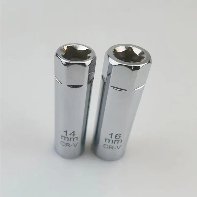 Strumento di rimozione del manicotto della candela strumenti magnetici di riparazione dell'automobile di 12 angoli 14mm 16mm 3/8 ''spina di azionamento per Auto