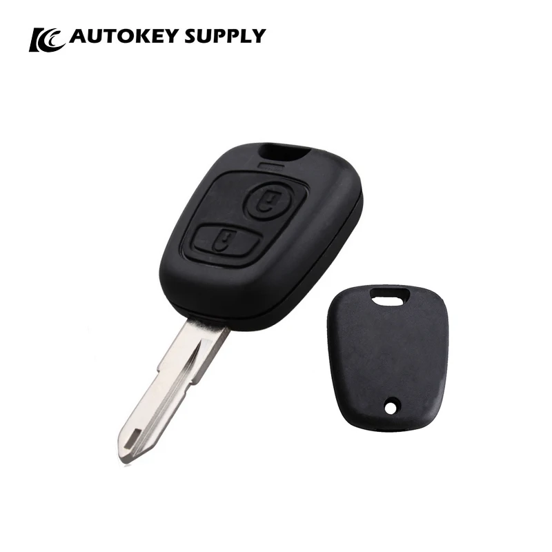 For Peugeot 2 Button Remote Key Shell (No Logo)  Autokeysupply AKPGS210