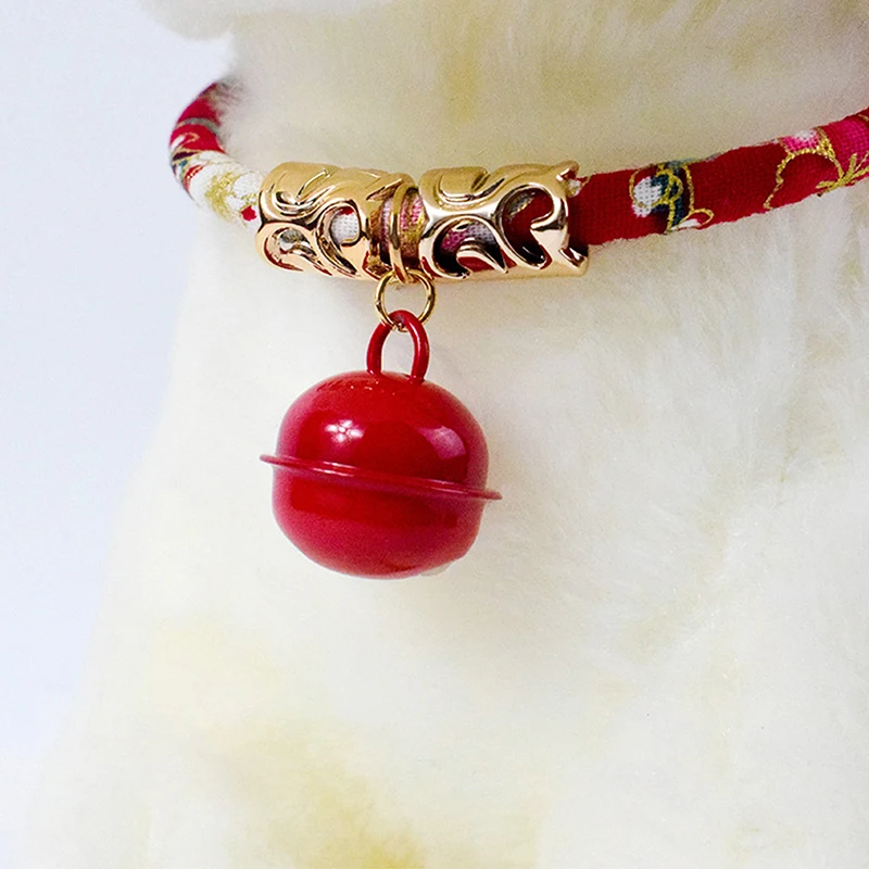 Collier de cloche en dentelle pour petit animal de compagnie, fournitures pour animaux de compagnie, collier de chat SFP avec cloche, accessoires pour chaton