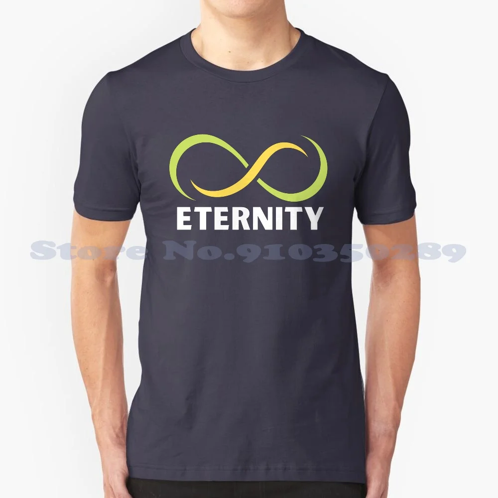 100% Cotton T-Shirt Infinity Unlimited Boundless Infinite Cosmic Entity Once Upon A Time Love Space Universe Forever Symbol