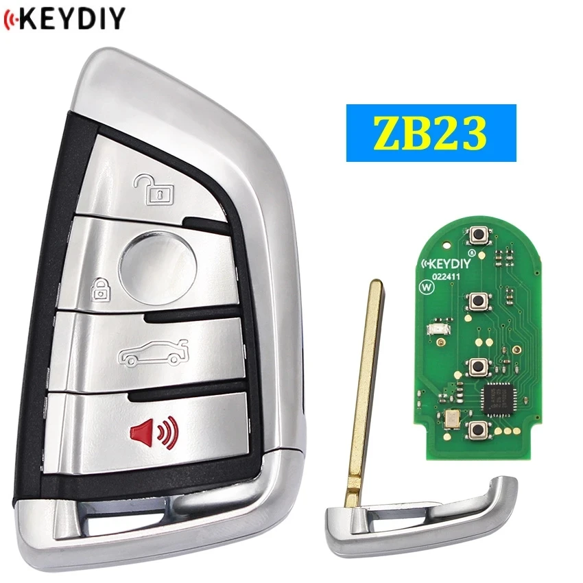 KEYDIY Universal Smart Key fob 3Buttons ZB23 Multi-functional for KD-X2 KD900 Mini KD Key Generator Fit More than 2000 Models