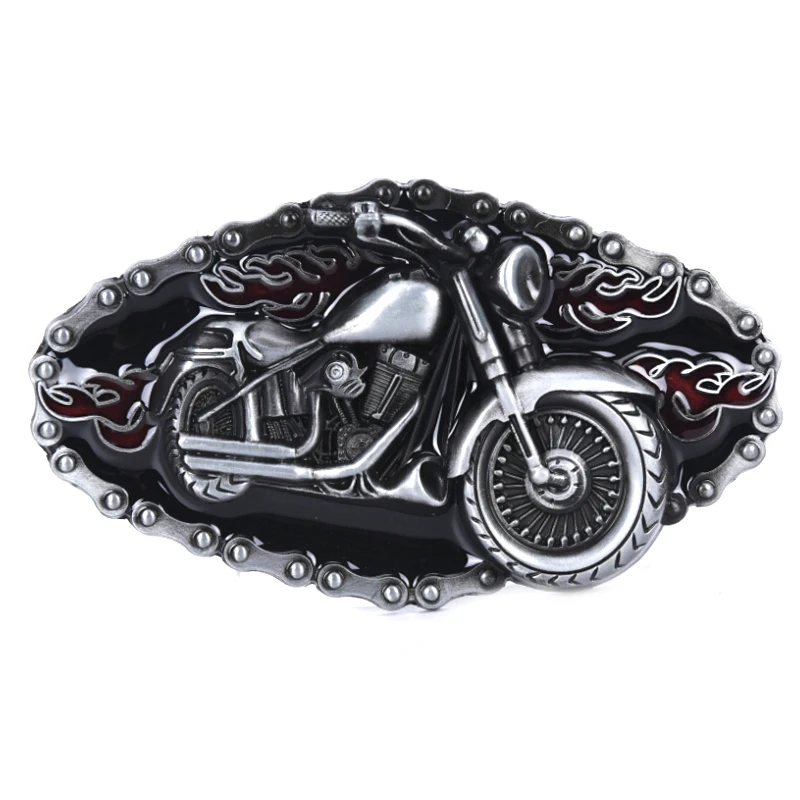 Punk Motorcycle Modelling Cowboy Alloy Belt Buckle Western Buckles For Belts 1.5 Inch Width Cowboy And Cowgirl Metal Tool