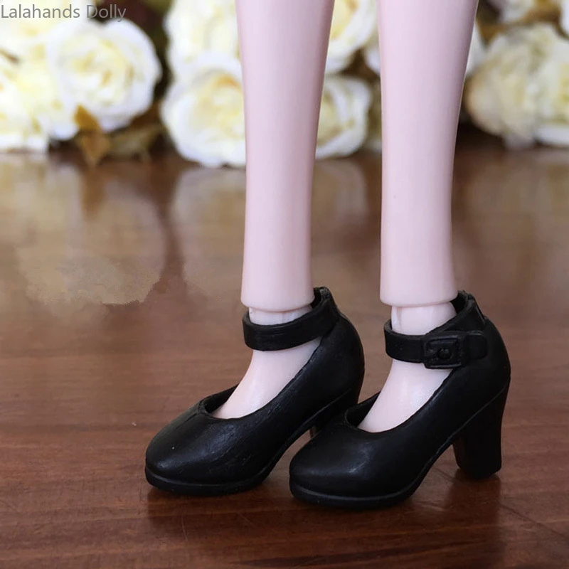 Zapatos para muñecas Blyths Licca Momoko, calzado de juguete con tacones altos de 2,5 cm, accesorios para muñecas