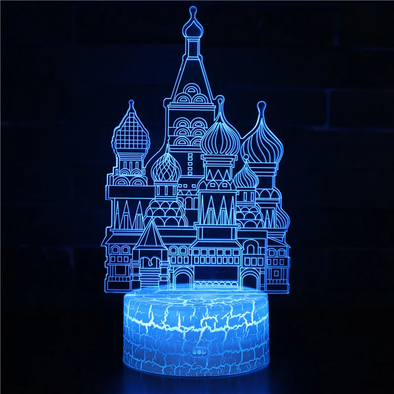 Eiffelturm führte Nachtlicht für Kinder 3d Illusion USB Tisch lampe Home Room Office Dekor 7 Farben Lichter Geburtstag Weihnachts geschenke