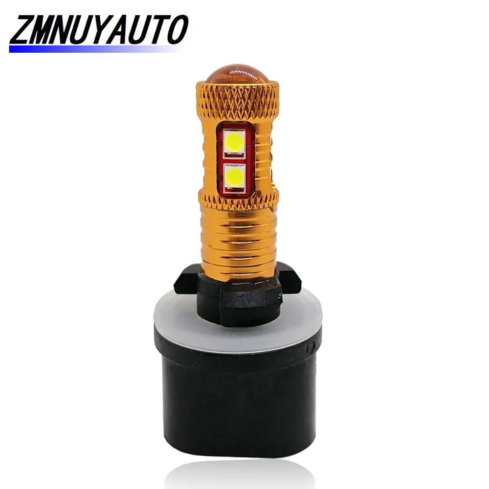 880 881 LED H27 Fog Lamp 3030 9SMD White 12V 6000K Auto Day Running Light Car Led Driving Lamp 1200LM