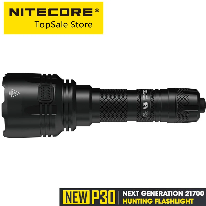 Nitecore NEWP30 HUNTING KIT Outdoor Tactical Flashlight LED Torch Light NL2140 4000mAh 21700 Battery+ UI2 Charger +Remote Switch