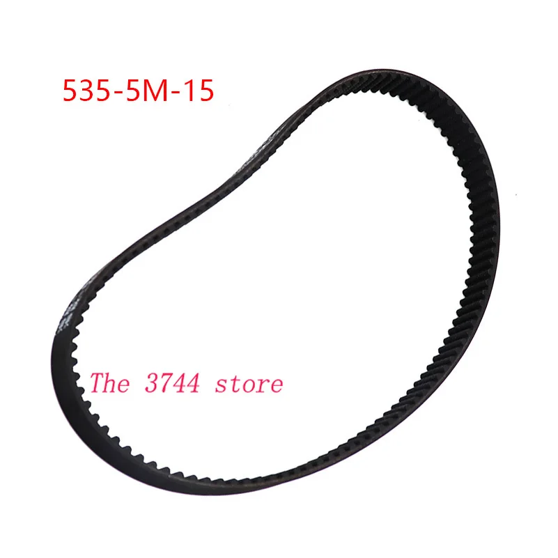 Plastic Durable Drive Timing Belt 535 5M 15mm Driving  Band 535-5m-15 for E-Scooter Electric Bike Black Accessories