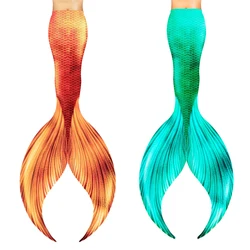 Customized Ariel Girls Mermaid Tails for Swimming Costume Adult zeemeerminstaart cauda de sereia Mermaid Swimwear with Monofin