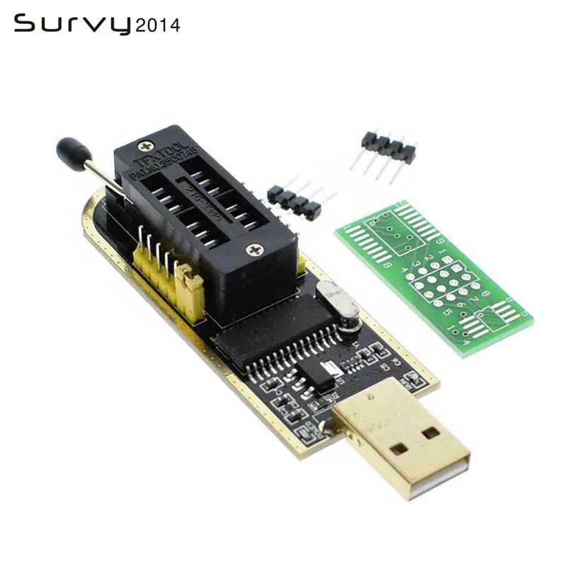 24 25 Series EEPROM Flash BIOS USB Programmer with Software & Driver diy electronics