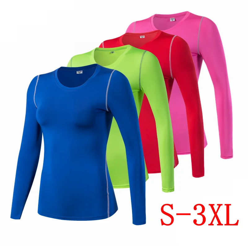 NEW Women's Long Sleeve Fitness Shirt Woman Breathable Training Workout Sports Yoga Top Female Quick-Drying Gym Clothing 2021 tiyihailey free shipping 2021 new fashion high waist s xl long maxi a line skirts with slit women blue spring summer denim