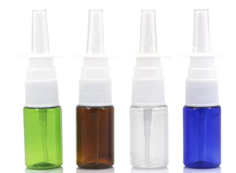 

10ml Empty Plastic Nasal Spray Pumps bottle, 10cc Nasal Atomizers ,1/3oz Oral Spray Applicators