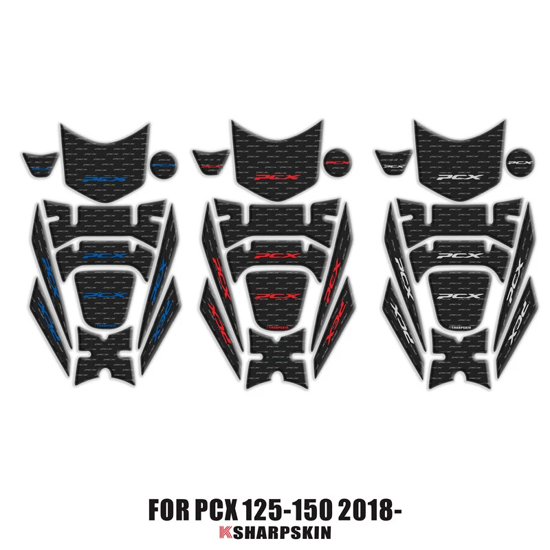 

3D Fairing Gas Cap Tank Pad protection Sticker Decal for Honda PCX 125 150 PCX125 PCX150 2018 2019